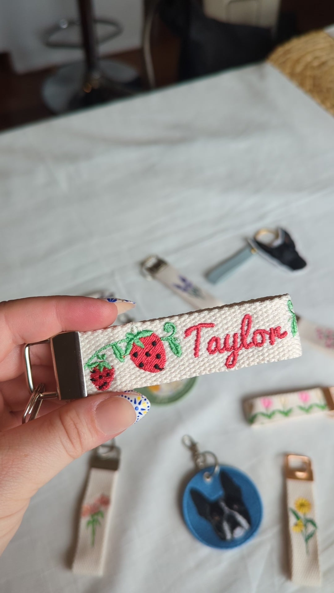 Canvas Keychains