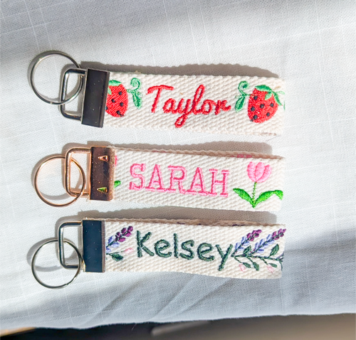 Canvas Keychains