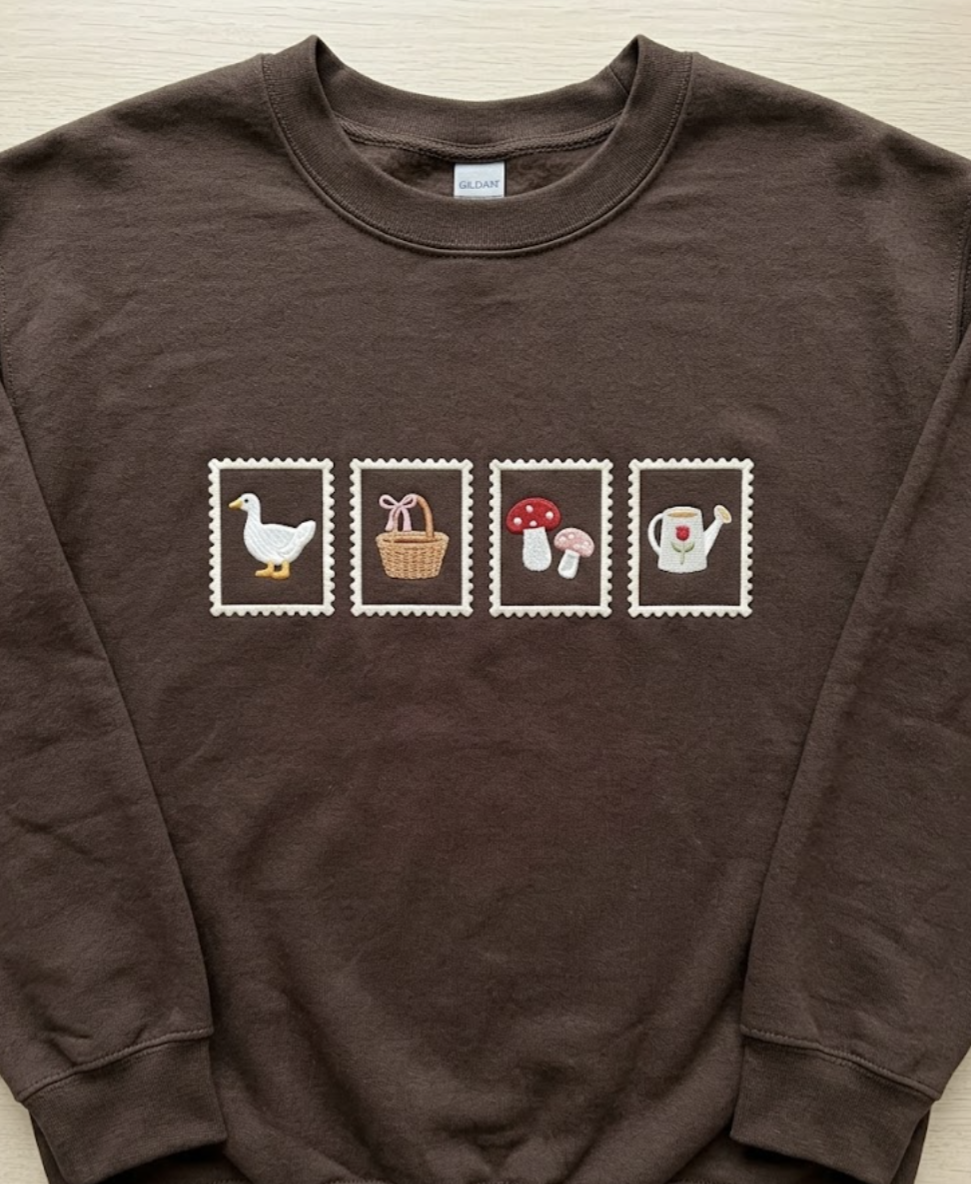Build Your Own Stamp Collection Crewneck 📮✨
